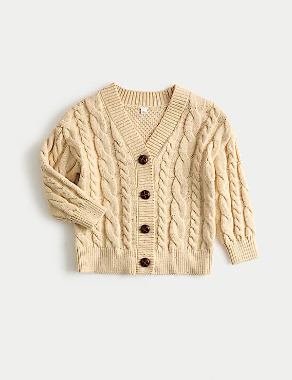 Pure Cotton Chunky Wonderful Cardigan (1-10 Yrs) - LU