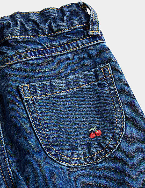 Denim Embroidered Jeans (2-10 Yrs)