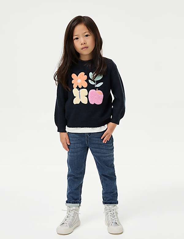 Strickpullover mit Motiv (2&ndash;8 J.) - AT