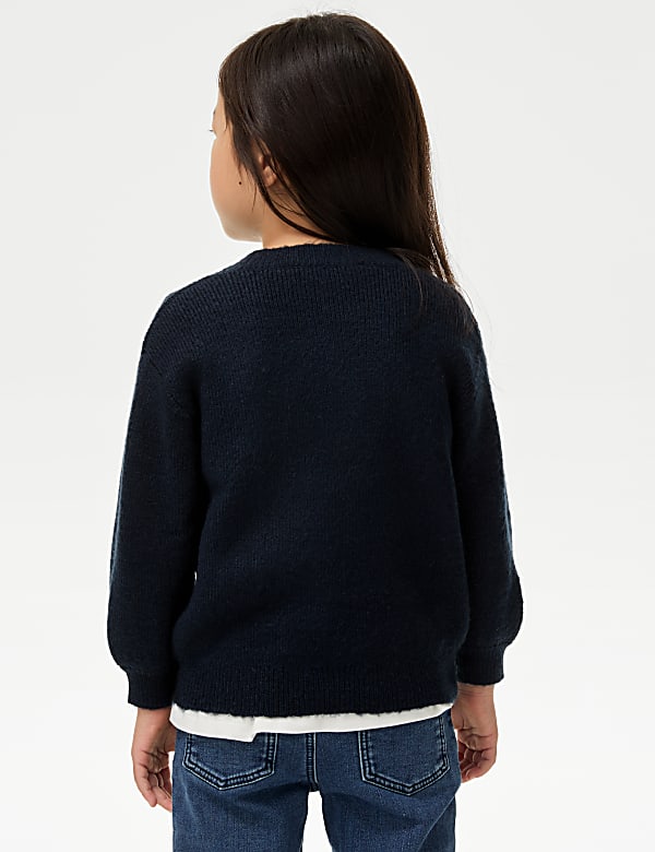 Strickpullover mit Motiv (2&ndash;8 J.) - AT