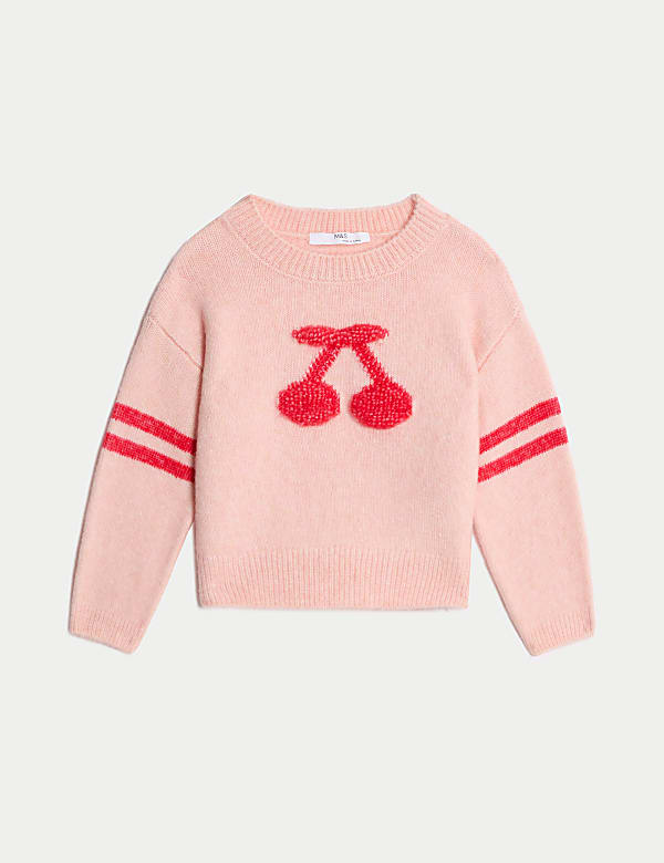 Pink jumper marks and spencer best sale