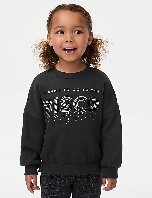 Disco Slogan Top & Bottom Outfit (2-8 Yrs)