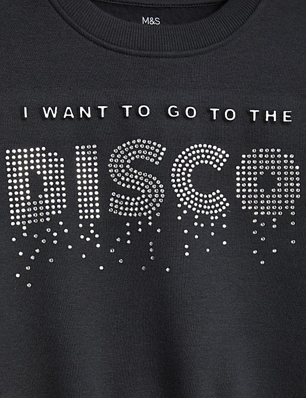 Disco Slogan Top & Bottom Outfit (2-8 Yrs)