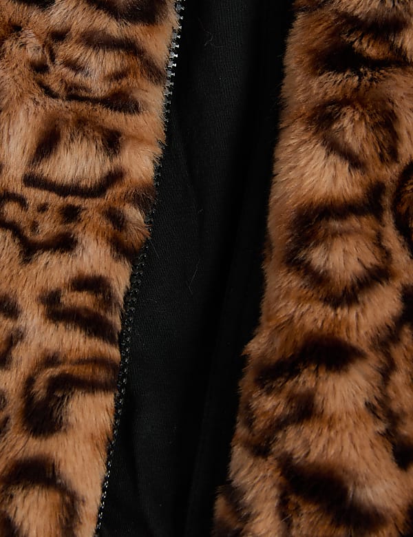 Leopard Faux Fur Jacket (2-8 Yrs)