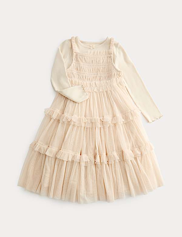 Ensemble robe longue à volants et top (du 2 au 10 ans) - LU