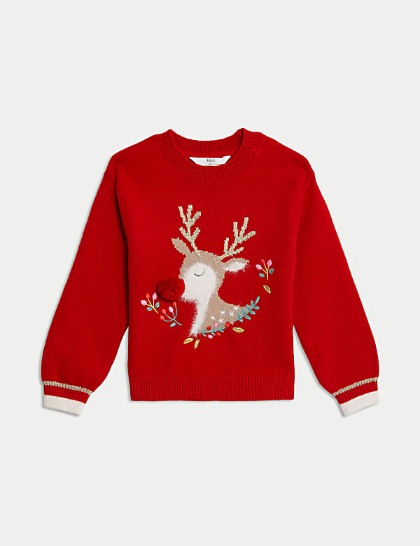 Reindeer Christmas Jumper (1-8 Yrs) - CH