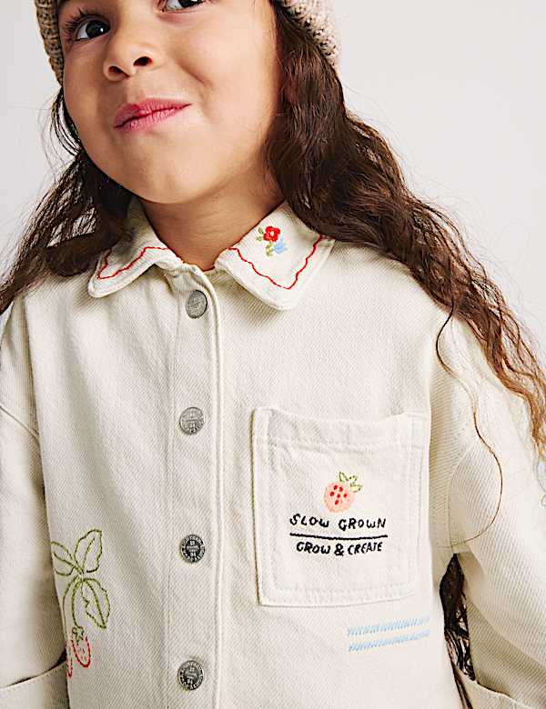 Embroidered Denim Jacket (1-8 Years) - ES