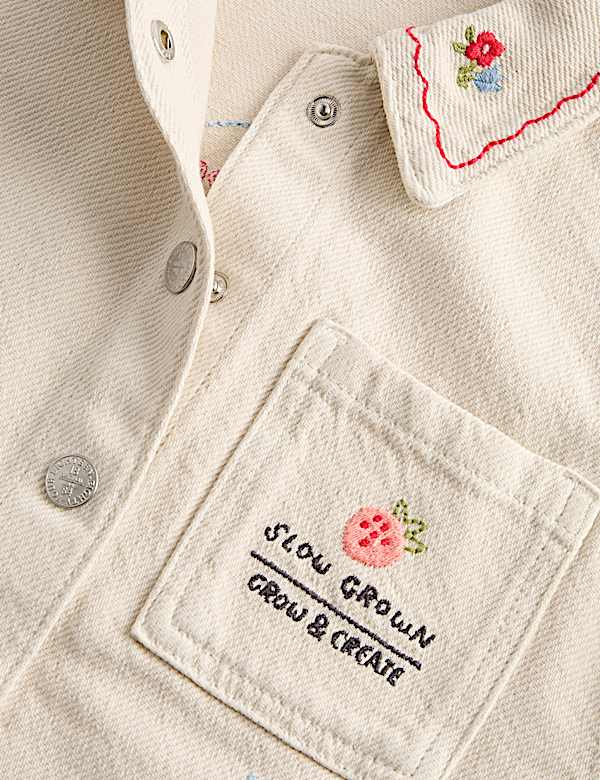 Embroidered Denim Jacket (1-8 Years) - ES