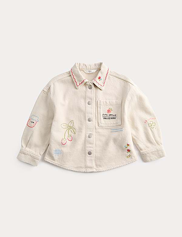 Embroidered Denim Jacket (1-8 Years) - ES