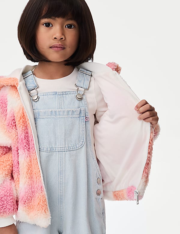 Borg Fleece Printed Jacket (1-10 Yrs) - IT