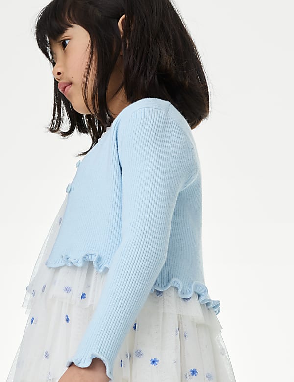 Ribbed Cardigan (2-8 Yrs) - JO