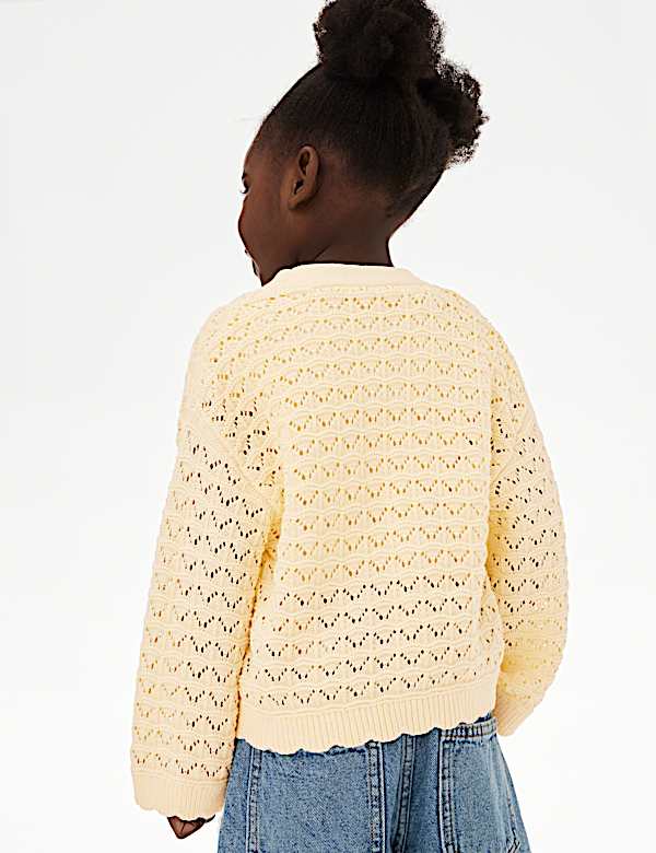 Gilet en maille 100 % coton (du 2 au 8 ans) - FR