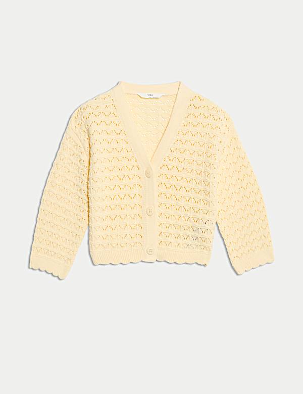 Gilet en maille 100 % coton (du 2 au 8 ans) - FR