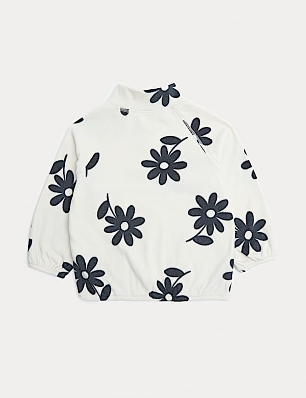 Fleece Floral Print Jumper (2-8 Yrs)