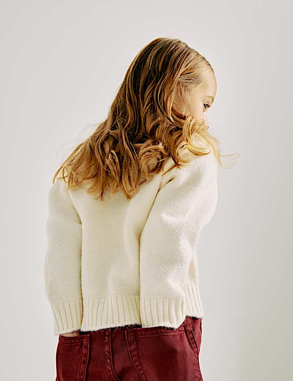 Ruffle Cardigan (1-8 Yrs)