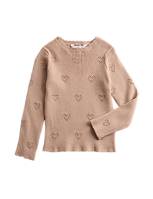 Heart Knitted Top (2-8 Yrs)