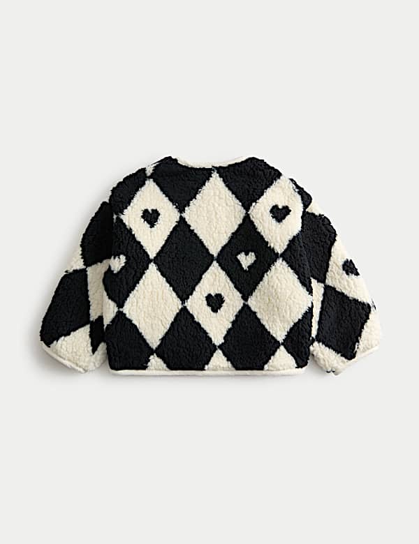 Harlequin Borg Jacket (2-8 Yrs) - VN