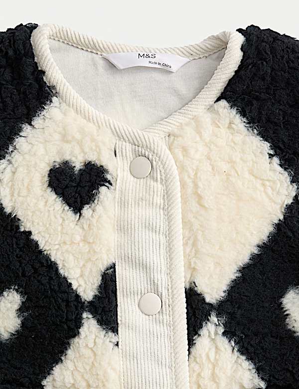 Harlequin Borg Jacket (2-8 Yrs) - VN