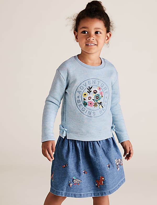 Adventure Floral Sweatshirt (2-7 Yrs)