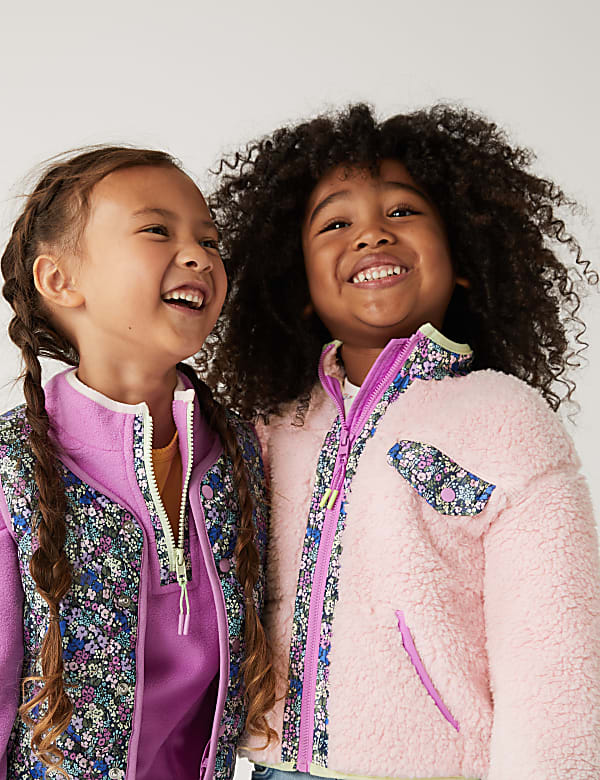 Zip Borg Fleece Top (2-7 Yrs)