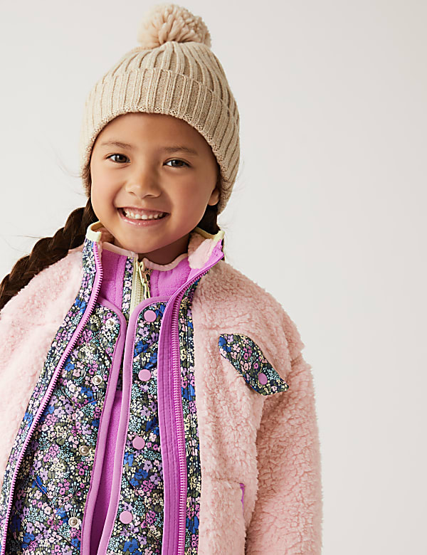 Zip Borg Fleece Top (2-7 Yrs)