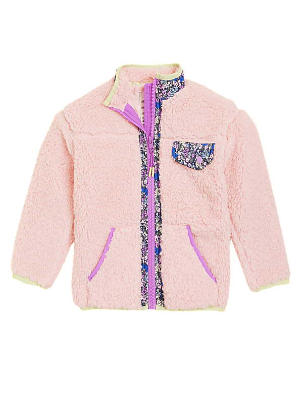 Zip Borg Fleece Top (2-7 Yrs)