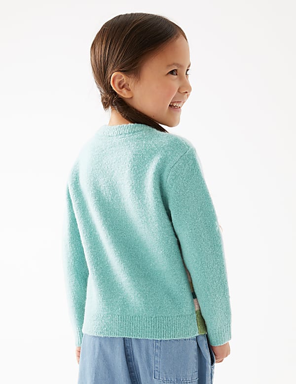 Knitted Embroidered Jumper (2-7 Yrs)