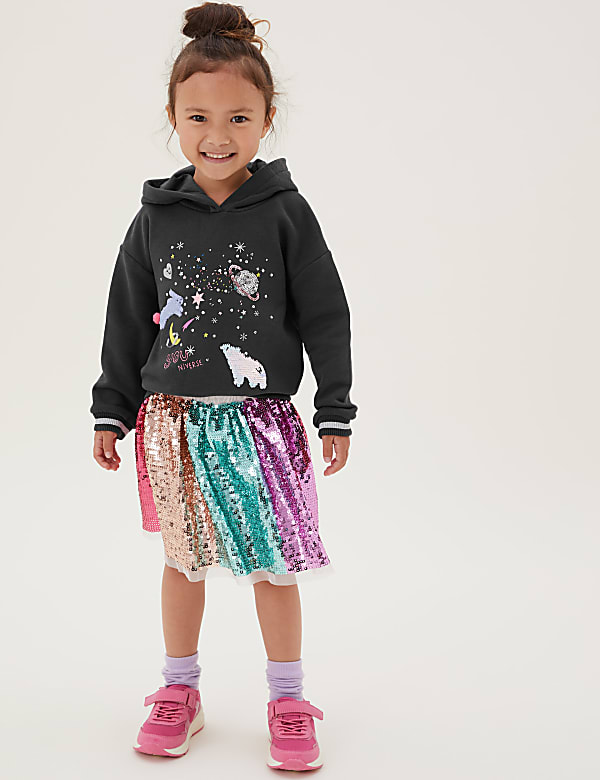 Cotton Rich Galaxy Hoodie (2-7 Yrs)