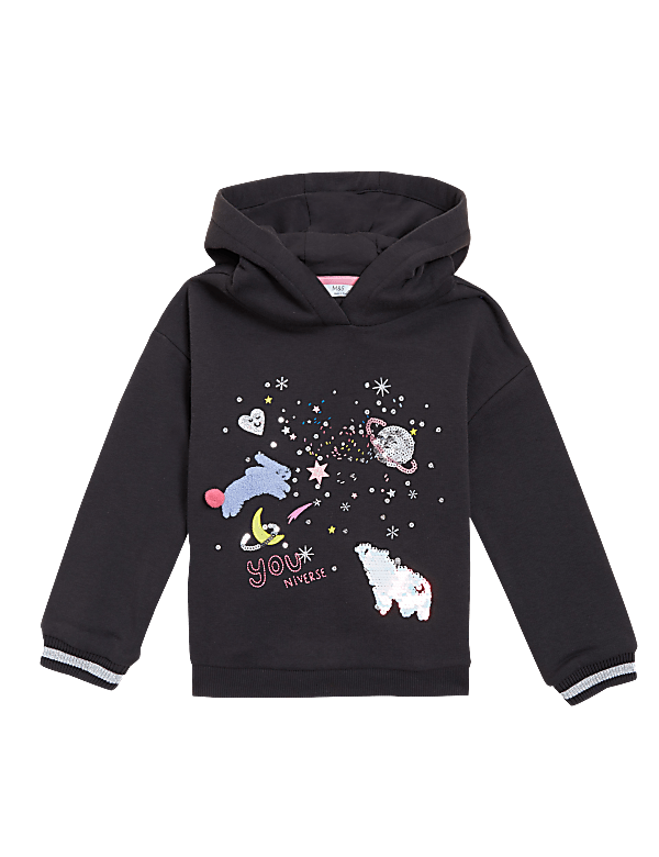 Cotton Rich Galaxy Hoodie (2-7 Yrs)