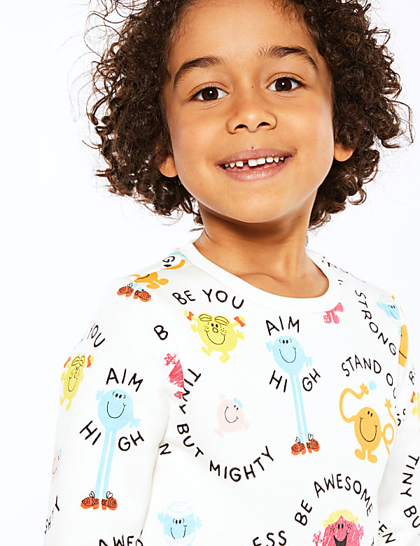 Cotton Mr Men™ Little Miss™ Sweatshirt (2-7 Yrs)