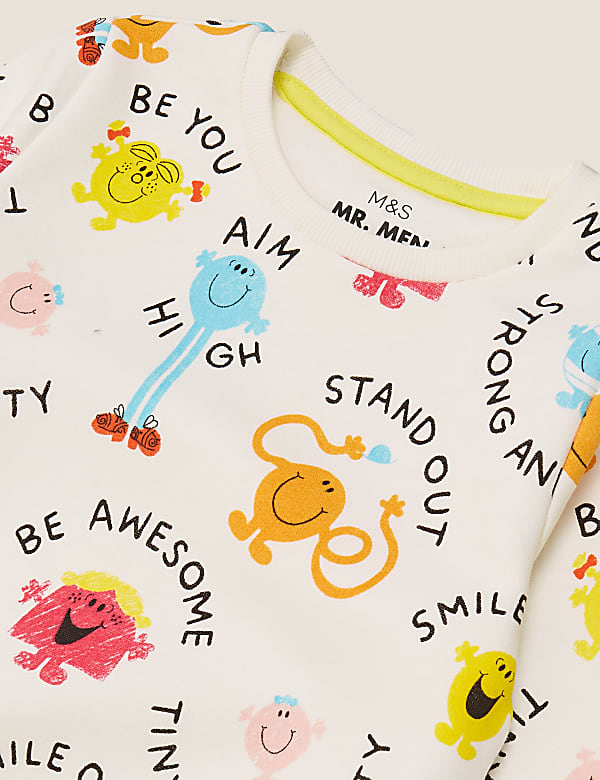 Cotton Mr Men™ Little Miss™ Sweatshirt (2-7 Yrs)