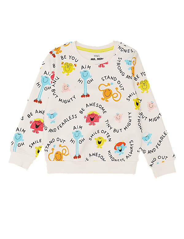 Cotton Mr Men™ Little Miss™ Sweatshirt (2-7 Yrs)