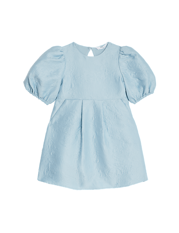 Floral Jacquard Dress (2-7 Yrs)
