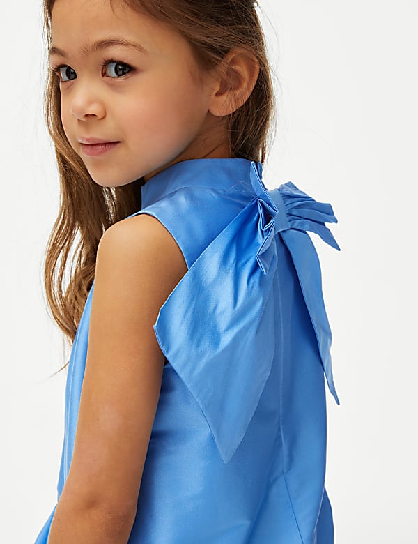 Organza Bow Dress (2-7 Yrs)