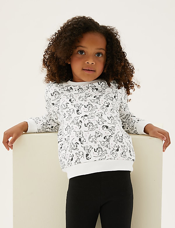 Cotton Disney 101 Dalmatians™ Sweatshirt (2-7 Yrs)