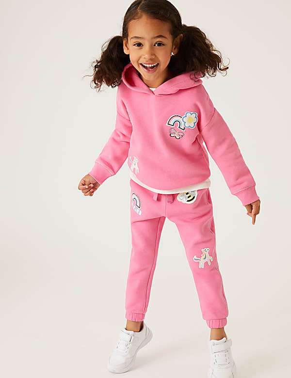 Cotton Rich Unicorn Hoodie (2-7 Yrs)
