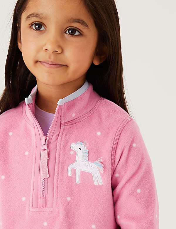 Unicorn Zip Fleece Tops (2-7 Yrs)