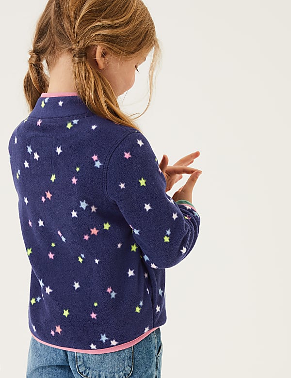 Star Print Fleece Top (2-7 Yrs)