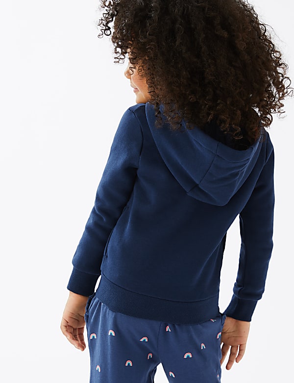 Cotton Rich Rainbow Hoodie