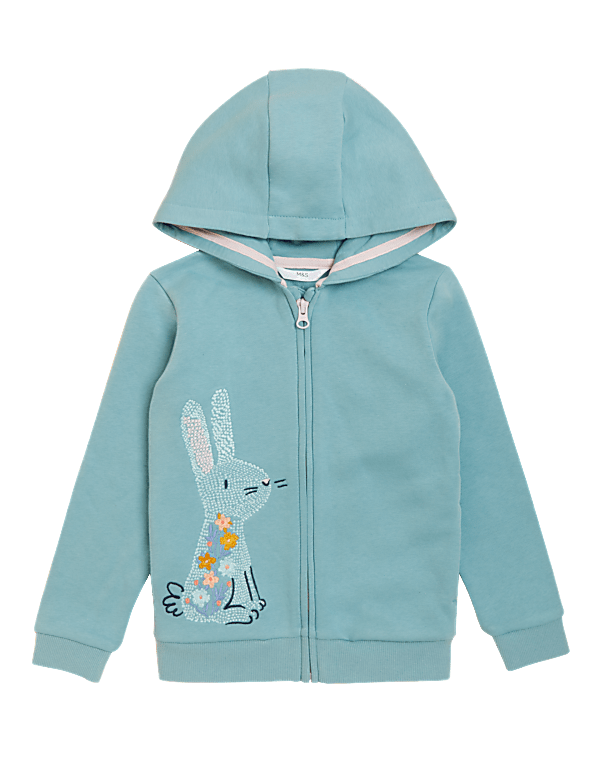 Cotton Rich Bunny Hoodie