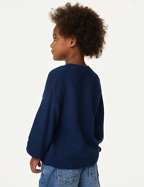 Heart Knitted Jumper (2-8 Yrs)