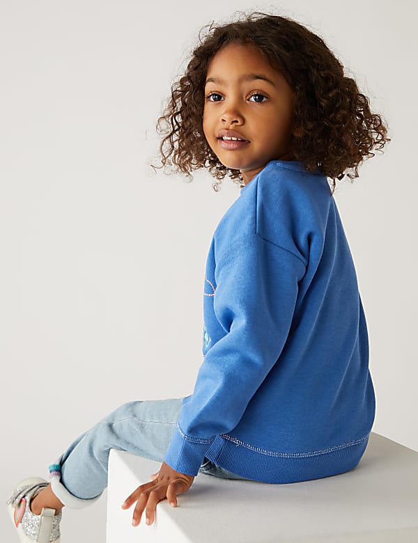 Cotton Rich Unicorn Sweatshirt