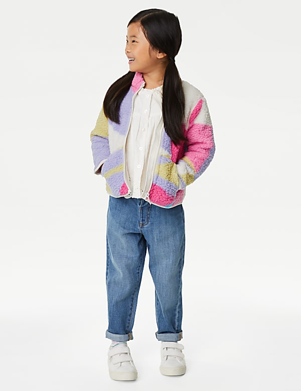Borg Abstract Print Jacket (2-8 Yrs)