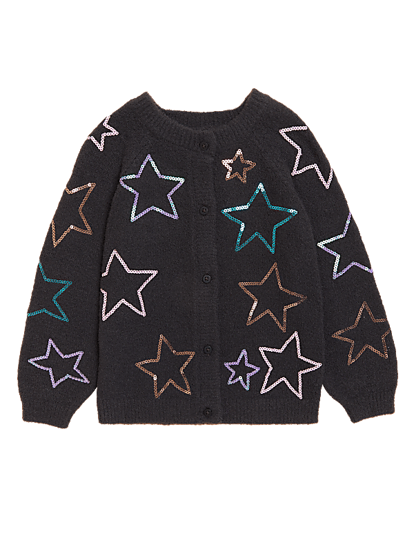 Sequin Star Cardigan