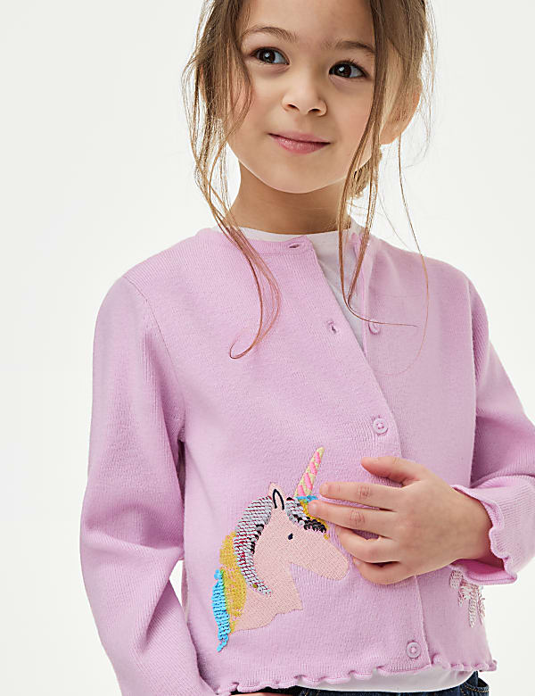Sequin Embellished Cardigan (2-8 Yrs) - IT