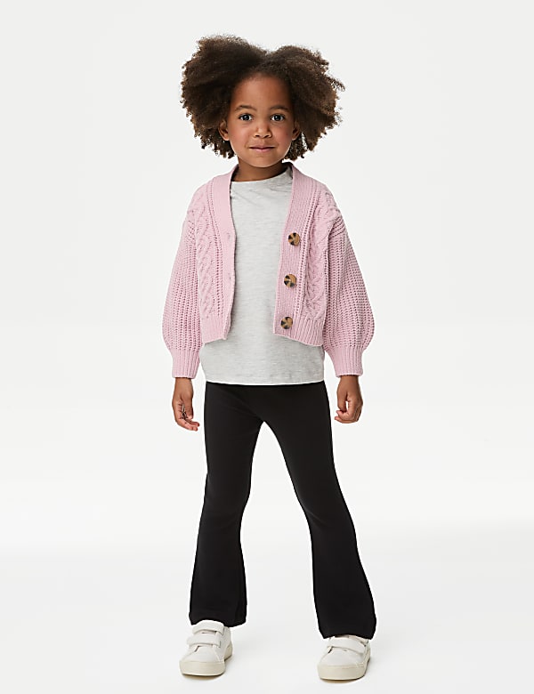 Chunky Knit Cardigan (2-8 Yrs) - GR