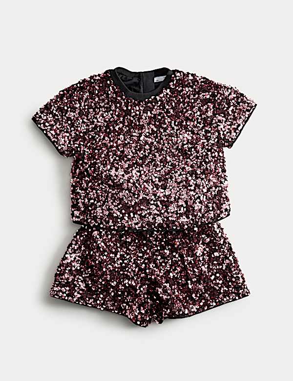 Sequin Top & Bottoms Outfit (2-10 Yrs) - NO