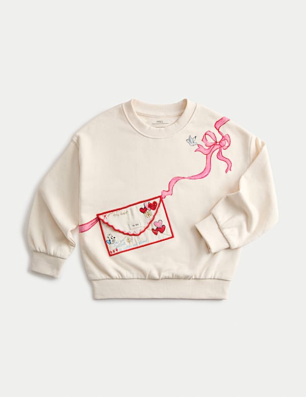 Cotton Rich Envelope Sweatshirt (2-8 Yrs) - NZ