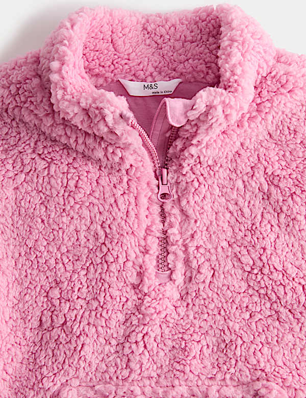 Borg Half Zip Jacket (2-10 Yrs) - AU