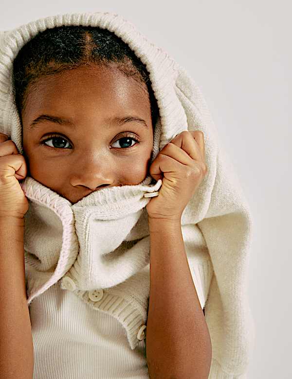 Blanket Stitch Cardigan (2-8 Yrs) - CZ